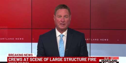 Crews at scene of large structure fire