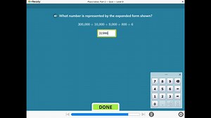 i-ReadyPlace Value, Part 2 - Quiz - Level DWhat number is re... | Filo