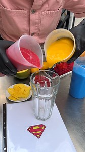 Superman Sorbet! Saving the day, one scoop at a time 🦸‍♂️🍧 | Chefclub Network