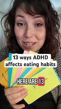 13 Ways ADHD Affects Eating Habits #adhd