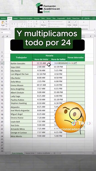 Cómo Calcular Horas Laboradas en Excel de Forma Rápida