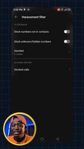 how to enable or disable block unknown numbers or hidden numbers in your smartphone tutorial