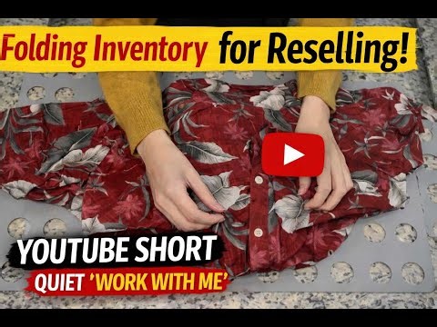 Quiet Inventory Prep | Folding & Packing for Resale