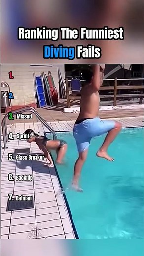 Ranking the Worst Diving Fails💀😭 #fyp