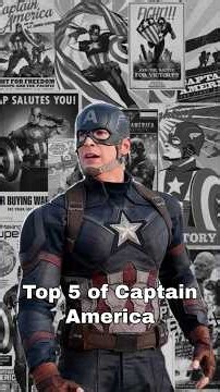 Top 5 of Captain America Best Moments in Mcu...🔥🎥#CaptainAmerica#mcu#Avengers#marvel#viral