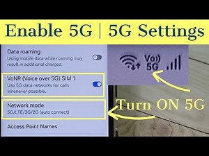 How to Enable 5G on Samsung Galaxy A71 5G | Turn ON 5G | 5G Settings | Activate 5G