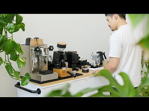 Coffee Bar Tour – DIY Coffee Cart, Espresso & Pour Over Setup