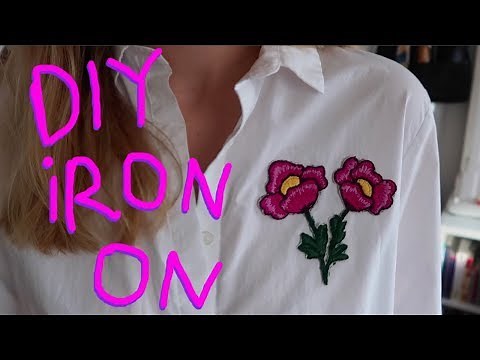 DIY EMBROIDERED APPLIQUES - Make your own iron on patches!