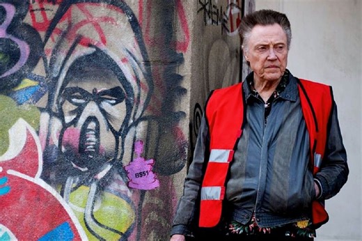 Christopher Walken destruye una obra de Banksy y desata la polémica