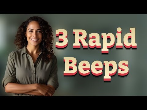 What Do 3 Rapid Beeps Mean on PCs with Different BIOS?