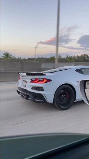 NEW C8 Z06 EXHAUST SOUNDS IN THE WILD! Here's what the most POWERFUL NA V8 sounds like...