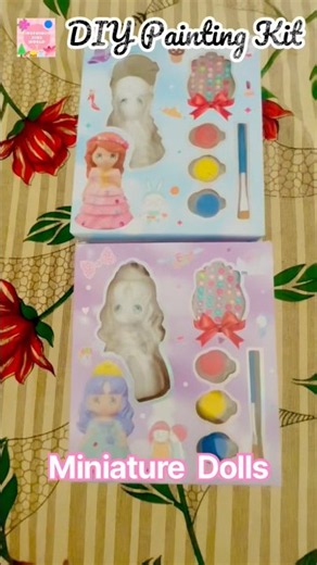 Unboxing 📦✨ DIY Doll Painting Kit Satisfying ASMR #Shorts #Unboxing #Satisfying #MiniaturePainting