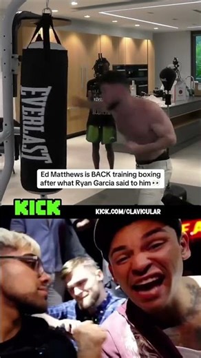 Ed Matthews Training Boxing With Broken Leg 👀 #edmatthews