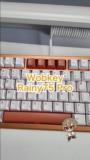 【WOBKEY Rainy 75 Pro】打鍵音ASMR/打鍵感が最高なオススメキーボードを紹介 #wobkey #キーボード #打鍵音 #ガジェット #vtuber #asmr