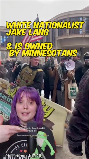 Jake Lang's March against Minnesota fraud went exactly how you'd expect. He did not prepare himself for the Minnesota winter in January sources and pics: Star Tribune & Washington Post