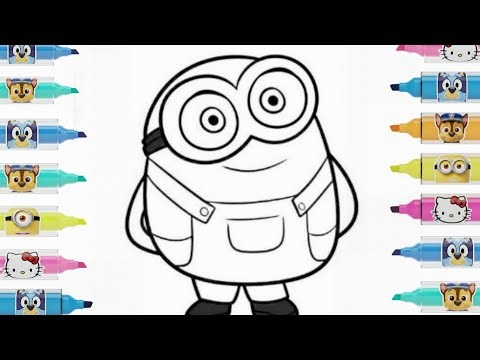 Minions Cartoon Drawing | Step by Step for Kids