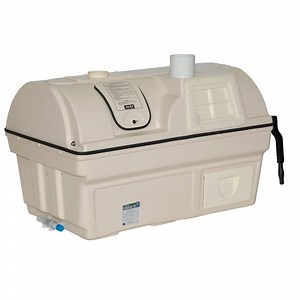 Reviews for Sun-Mar Centrex 2000 Non-Electric Waterless High Capacity Central Composting Toilet System in Bone | Pg 1 - The Home Depot