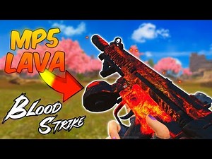 MP5 LAVA!! | Gameplay jugador de 2 dedos-Blood Strike
