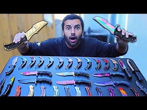 Someone Sent Me a 100+ LBS Box Of MYSTERY KNIVES!! (VIDEO GAME KNIVES IN REAL LIFE)