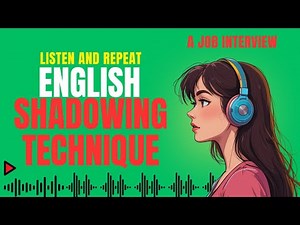 English Shadowing Technique | Learn English