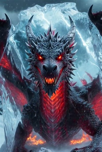 ice dragon 🐉 free viral #cartoon #animation
