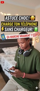 345K views · 13K reactions | Saifond et Aicha Kindia je te montre comment charger ton téléphone sans chargeur ❤️❤️ | Douwa Néné | Facebook