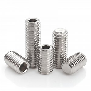 [Hot Item] Best Price Stainless Steel M2.5-M16 Headless Connect Screw Dog Point Grub Screws