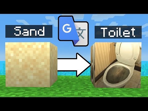 I Put Every Minecraft Texture Through Google Translate 1 TRILLION Times...