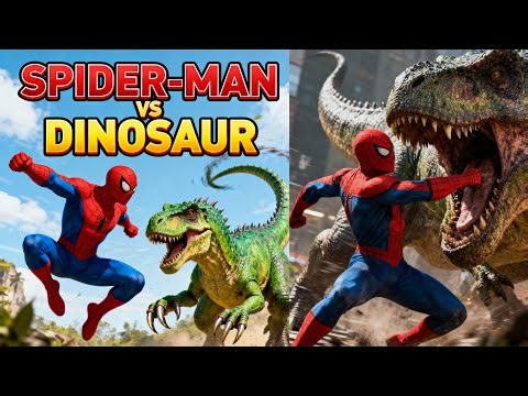 Spiderman Vs Dinosaur | New Short Film by Digi Duniya #spiderman #dinosaur