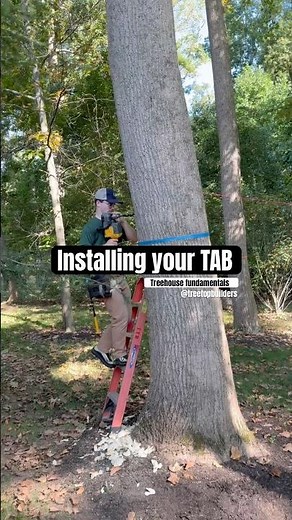 Tree attachment bolt. Treehouse fundamentals! #treehousebuild #TreeAttachmentBolts #Treehouse￼