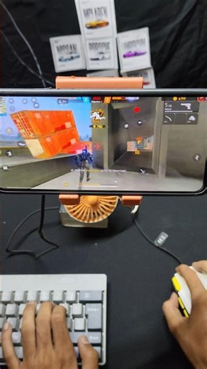 Pc❌mini mobile setup ✅Free Fire Gaming Keyboard|⌨️🖱📱GG Mouse Pro #freefire​ #mixpro​ #ggmousepro​