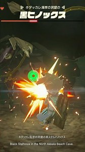 【ゼルダの伝説】キタッカレ海岸の洞窟の黒ヒノックス ゼルダの伝説ティアーズ オブ ザ キングダムNintendo Switch 2 Edition #ティアキン #shorts
