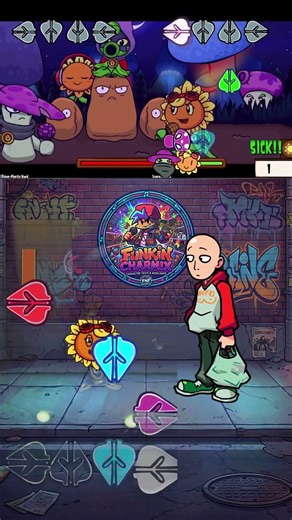 FNF Character Test Saitama vs Sunflower - FNF Plant and Zombie Mods