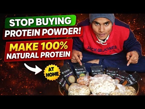 How to Make Homemade Protein Powder at Home | Natural Desi Protein from Dry Fruits & Seeds
