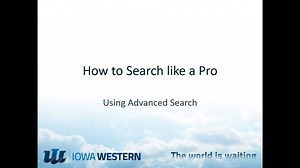 Choosing the Right Search Terms