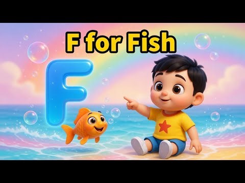 F for Fish | Letter F Song | ABC Alphabet Learning for Kids