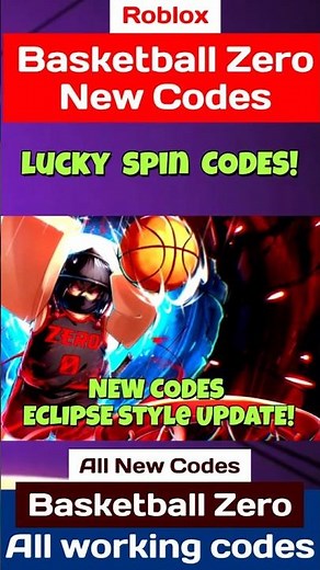 New Basketball Zero Codes - New Codes For Basketball Zero Roblox ECLIPSE Style