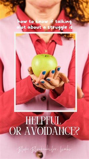 Blake | Trauma Therapist + Friendship Educator on Instagram: "When is talking to a lot of different friends about the same problem a helpful thing and when is it an avoidance thing?! What are your tells that help you decipher if you’re needing more support or needing to not do the thing you know you need to do. Head to my bio to: PLAY the friendship deck - physical and digital versions available THERAPY (email me if you’d like to be added to my wait list to do therapy together! Available for fol