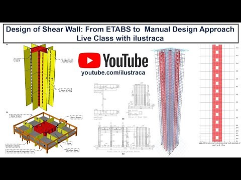 DESIGN OF SHEAR WALLS: FROM ETABS TO MANUAL APPROACH- LIVE SESSION | ilustraca | Sandip Deb