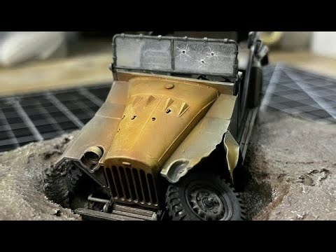 Building Tamiya GAZ 67B Car. From Start to Finish