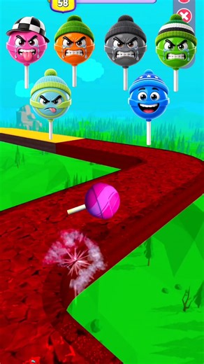 Which lollipop 🍭 Cross this Circle ⭕#shorts​ #goingballs​ #yoytubeshorts​ #shortsfeed​ ##gameplay​