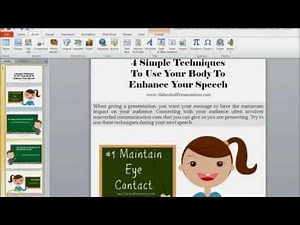 How To Save Your PowerPoint (PPT) into PDF