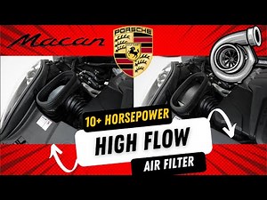 Boost Your Porsche Macan's Performance with Flat 6 Motorsports High Flow Air Filters and Intake