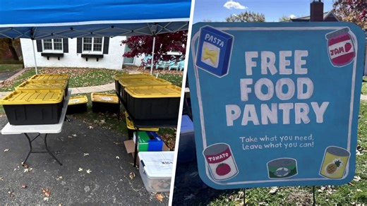 Pennsylvania dad starts food pantry in his front yard as many go without SNAP benefits