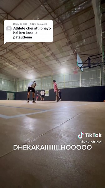 Basketball Skills Showcase in Indoor Gym
