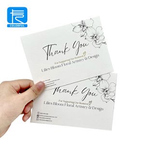 [Hot Item] 2024 High Quality Custom Design Business Card Printing Thank You Cards for Small Business