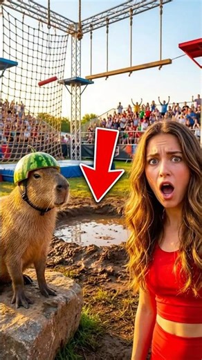 Capybara ninja challenge #funny #capybara