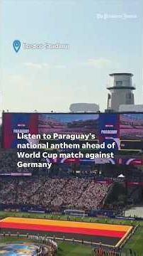 Hear Paraguay's national anthem ahead of World Cup match against German at Boston Stadium