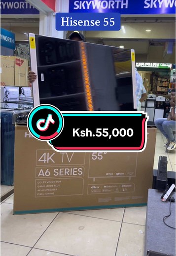 Hisense 55-Inch Smart TV - 94K Resolution with Free Installation