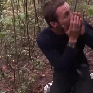 Another one getting beaten in the woods